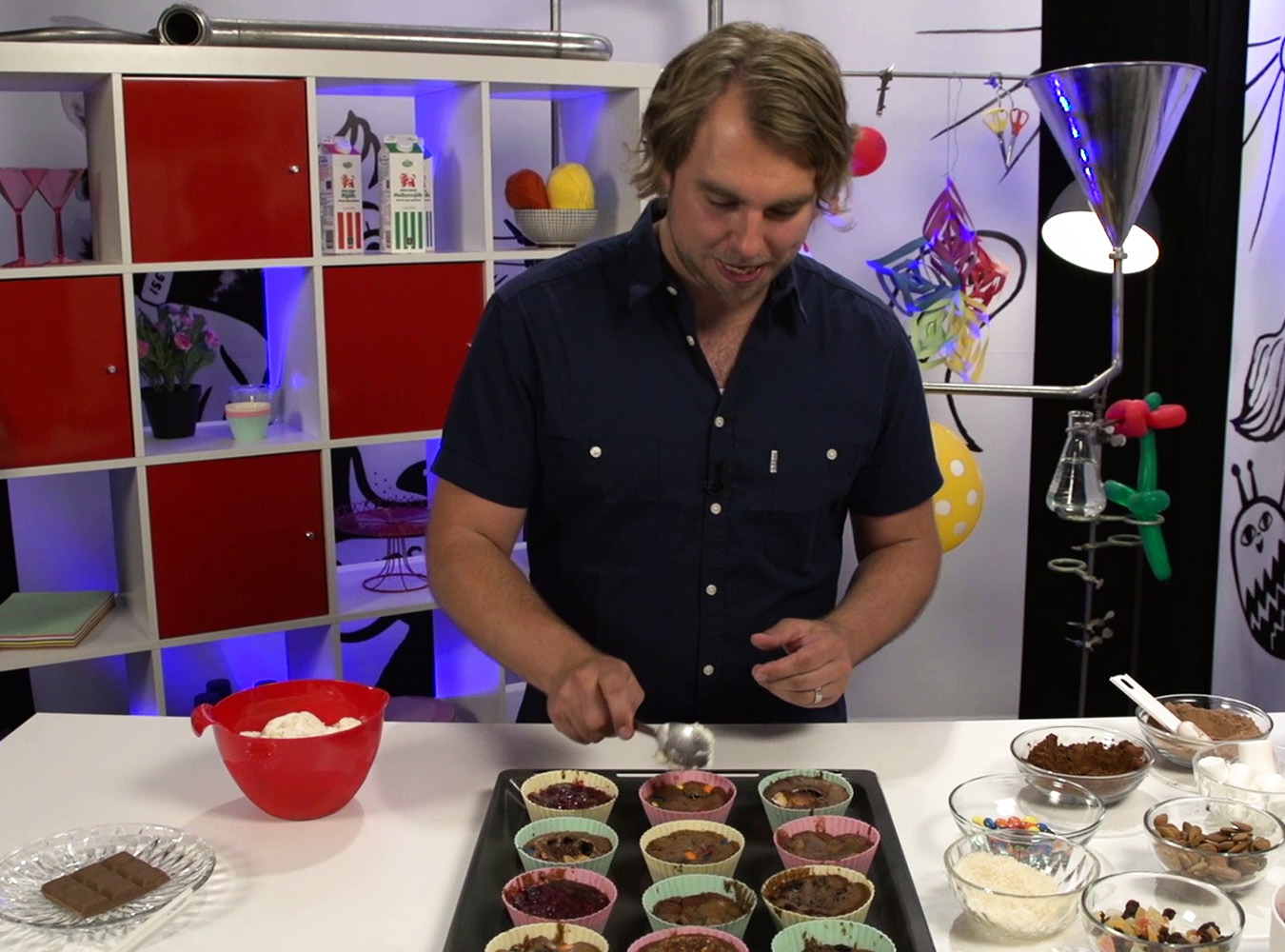 kladdkakemuffins recept arla